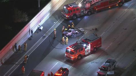 Deadly crash involving driver stops all traffic on NB 405 Freeway 